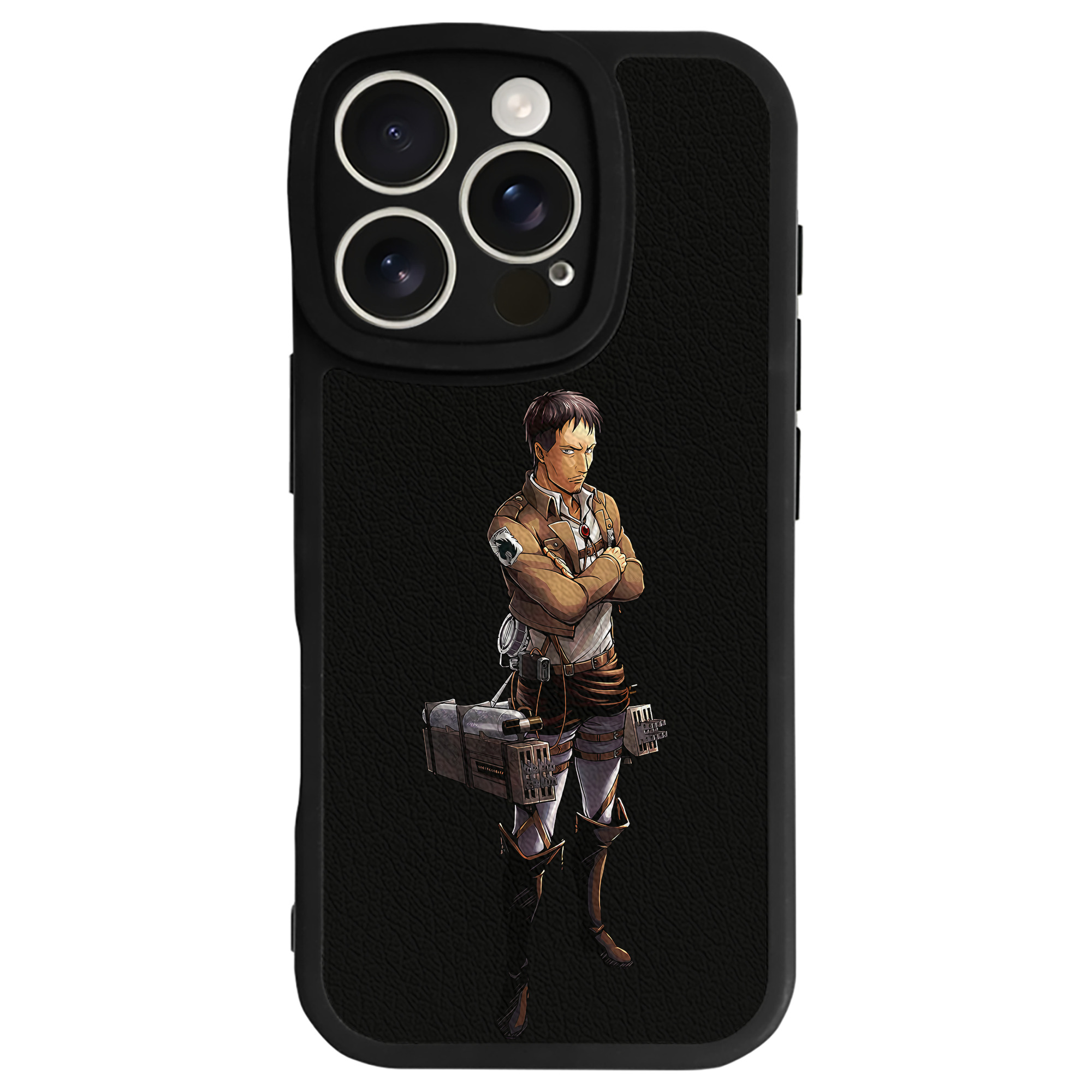 （画像用） 進撃の巨人 Attack on Titan 【iPhone 16シリーズ対応】シリコンスマホケース（レザー調） 材質：シリコン